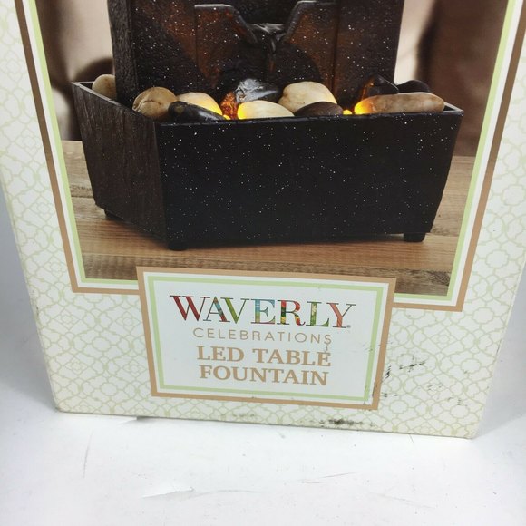 Waverly Celebrations LED Table Fountain Beautifully Lit by LED - Picture 2 of 6